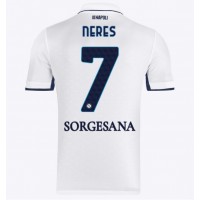 SSC Napoli David Neres #7 Fußballbekleidung Auswärtstrikot 2024-25 Kurzarm